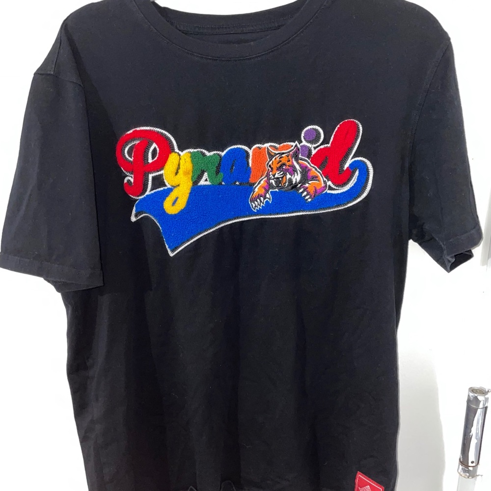 Black Pyramid Multicolor Logo Short Sleeve Tee